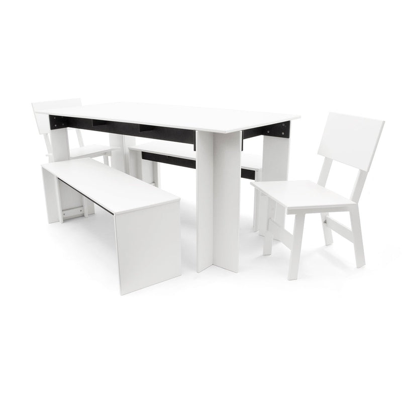 Hall Bench 48 - Loll Designs - Outdoor Furniture - Black - HORNE