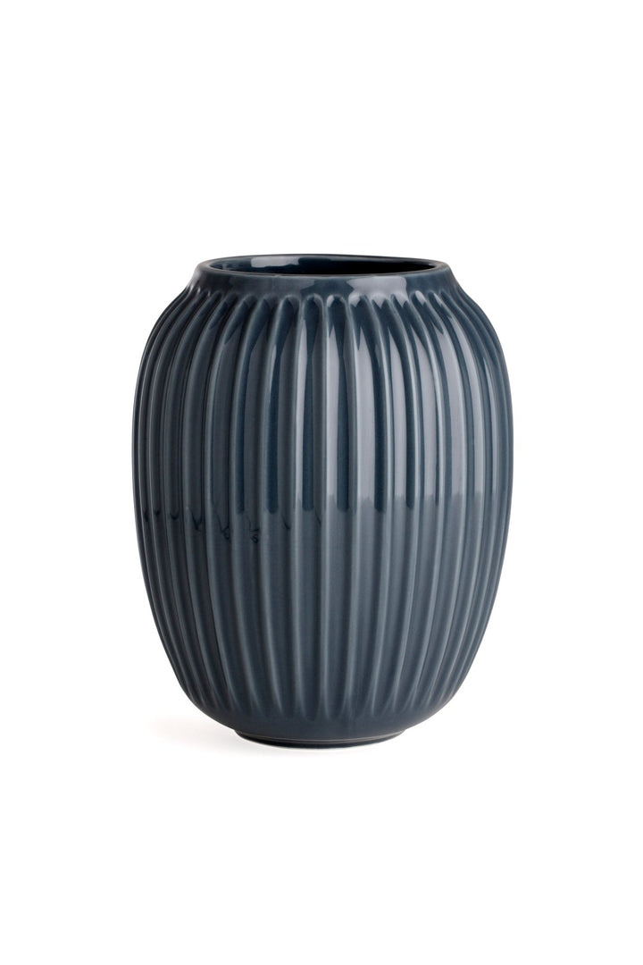 Hammershøi Vase - Anthracite Grey - Kähler - Vases - 6.7"Ø - HORNE