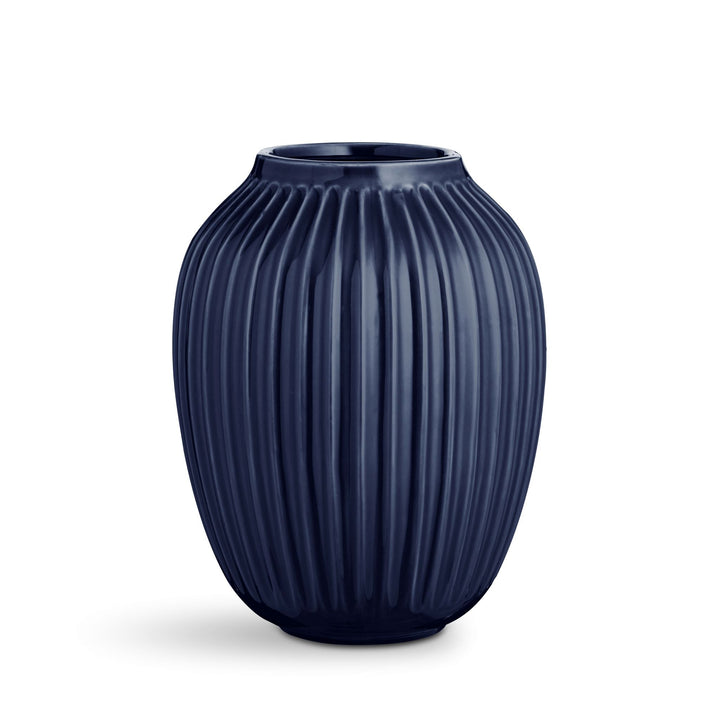 Hammershøi Vase - Indigo - Kähler - Vases - 7.9"Ø - HORNE