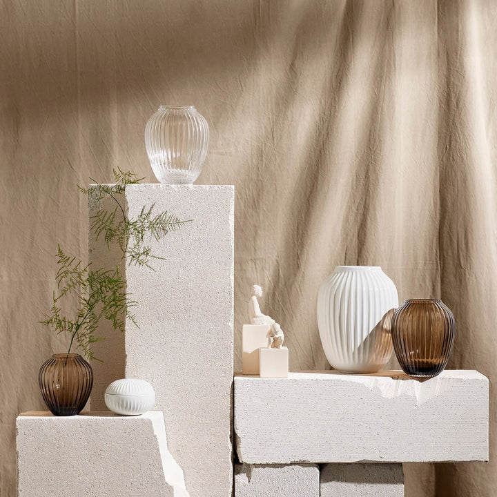Hammershøi Vase - Walnut - Kähler - Vases - 5.1"Ø - HORNE