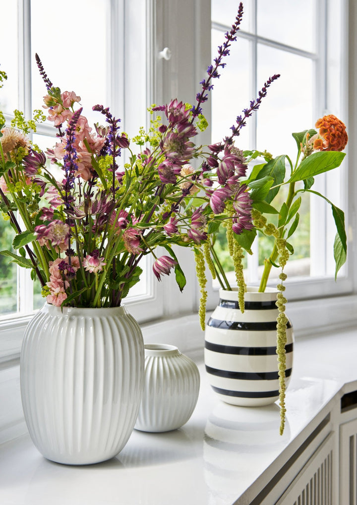 Hammershøi Vase - White - Kähler - Vases - 7.9"Ø - HORNE