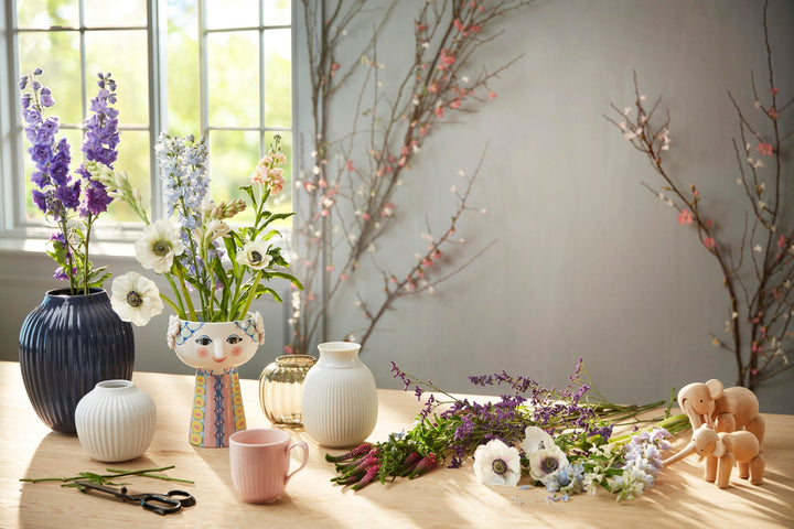 Hammershøi Vase - White - Kähler - Vases - 7.9"Ø - HORNE