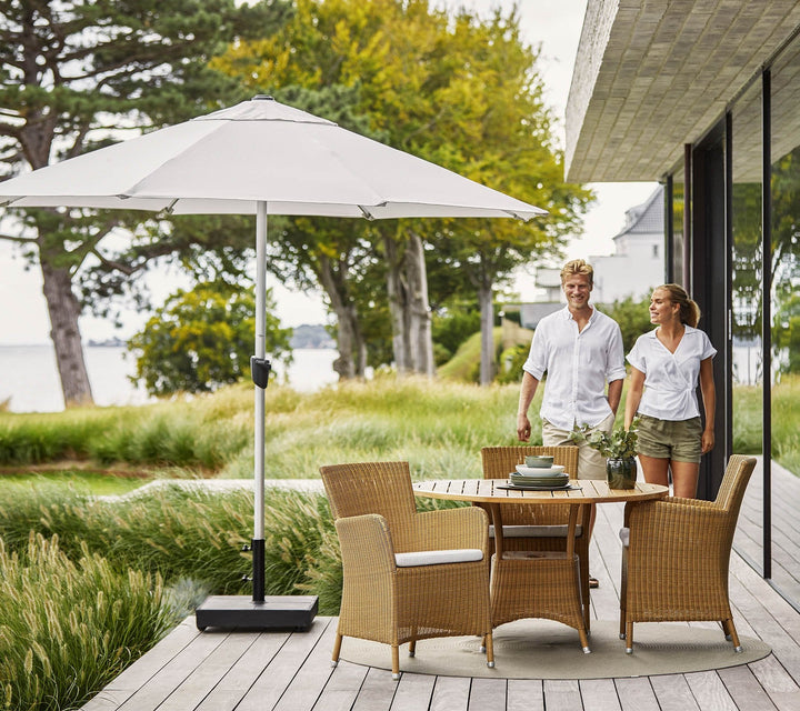 Hampsted Chair - Cane Line - Outdoor Furniture - Black - Taupe Natté - HORNE