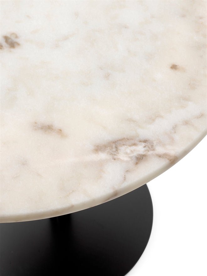 Harbour Column Bar Table - 32" Dia with Feet - Audo Copenhagen - Tables + Desks - Sand Stone - HORNE