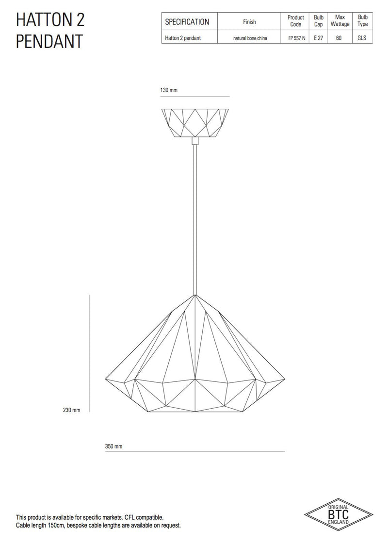 Hatton 2 Pendant