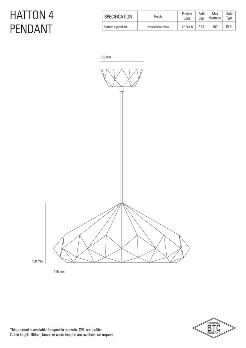 Hatton 5 Pendant