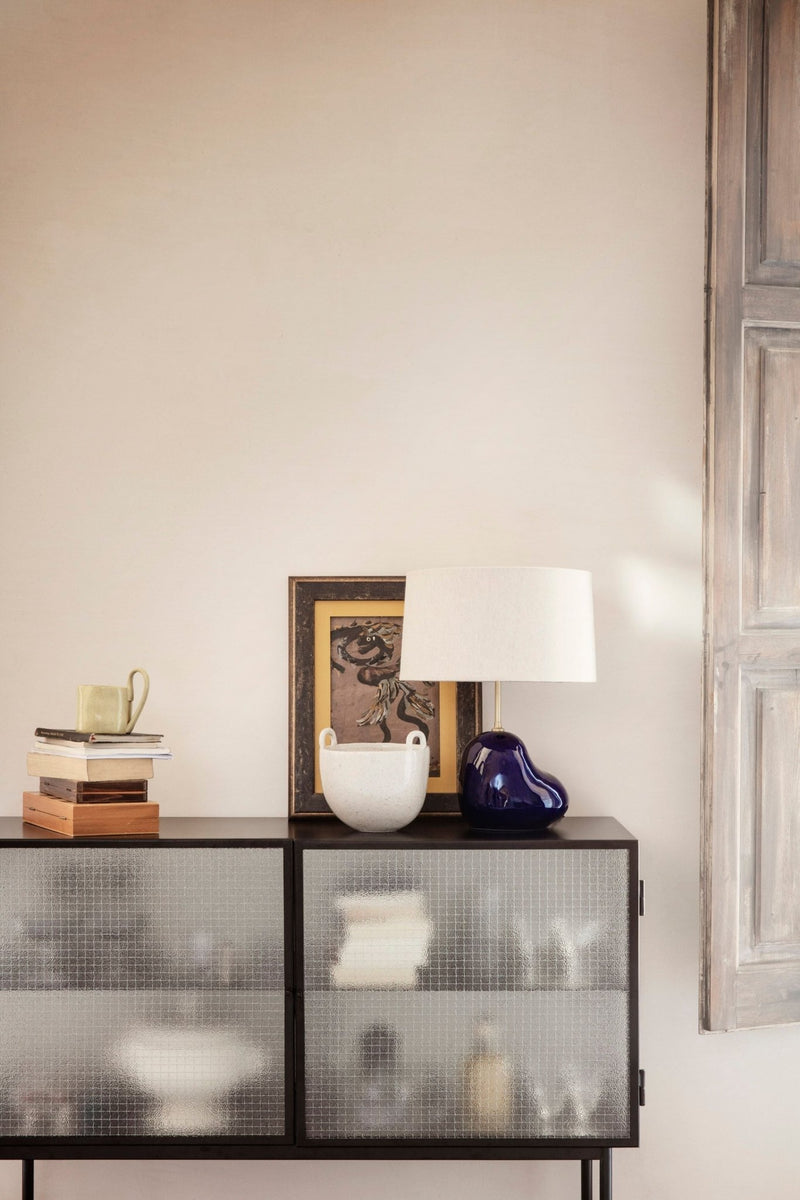 Haze Sideboard - Ferm Living - Storage + Organization - Black - Reeded - HORNE