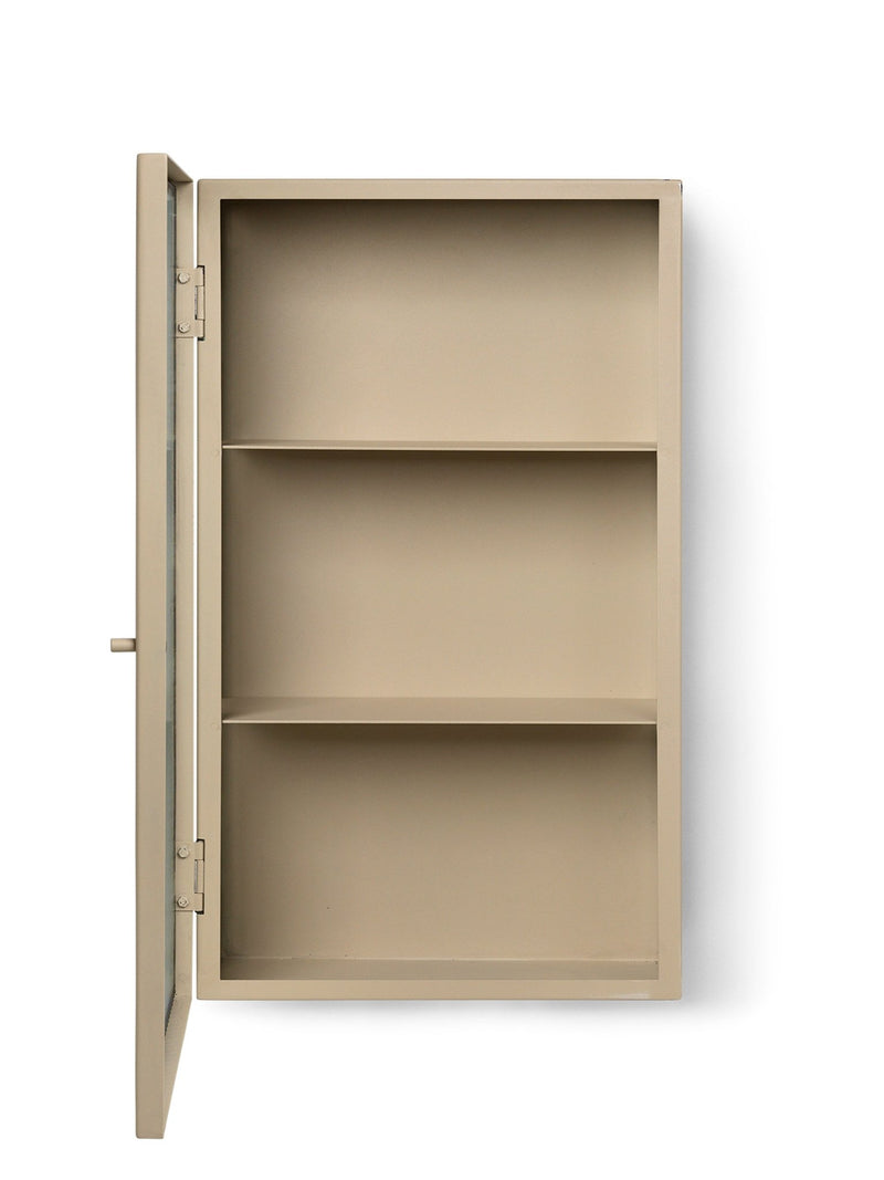 Haze Wall Cabinet - Ferm Living - Storage + Organization - Black - Reeded - HORNE