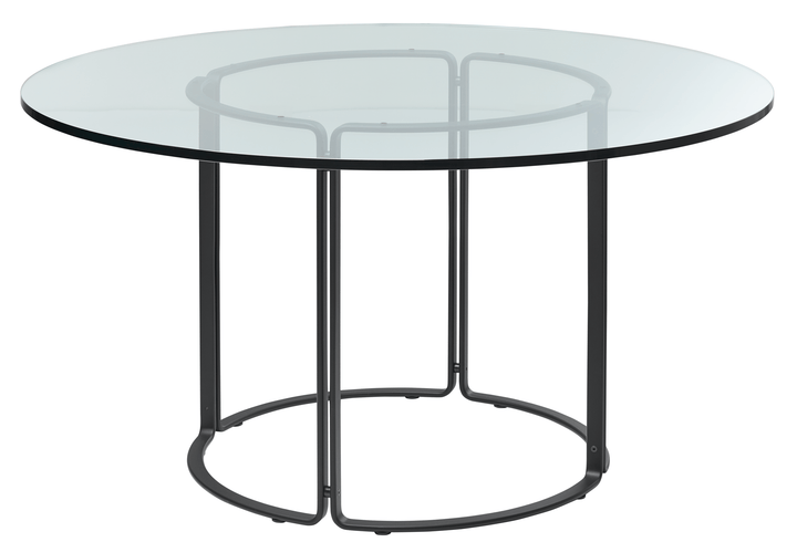 HB 120 Dining Table - Lange Production - Tables - Glass - Black - HORNE