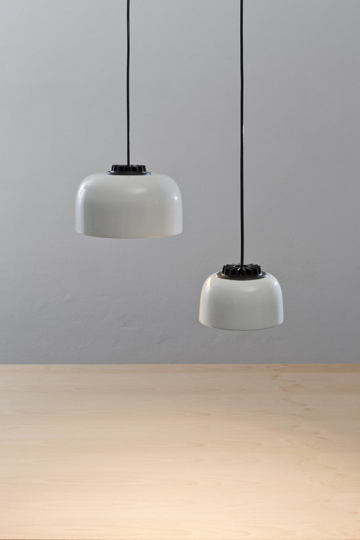 HeadHat Bowl Pendant - Large - Santa & Cole - Pendants - Black - 3 m / 118.1" - White - HORNE
