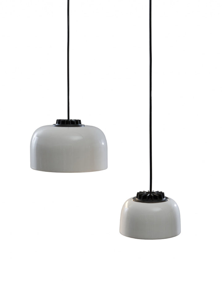 HeadHat Bowl Pendant - Large - Santa & Cole - Pendants - Black - 3 m / 118.1" - White - HORNE
