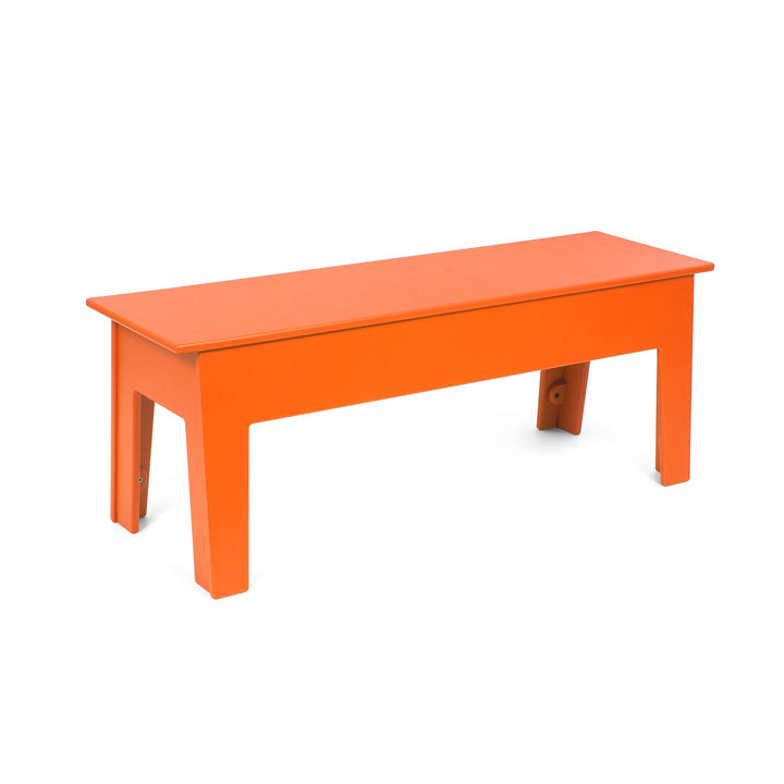 Health Club Bench - 47" - Loll Designs - Outdoor Furniture - Sunset Orange - HORNE