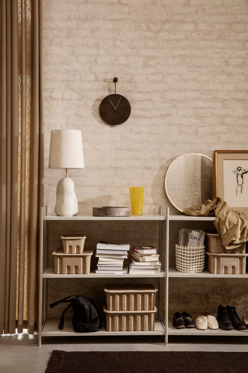 Hebe Lamp Base - Ferm Living - Tables + Desks - Small - Dark Grey - HORNE