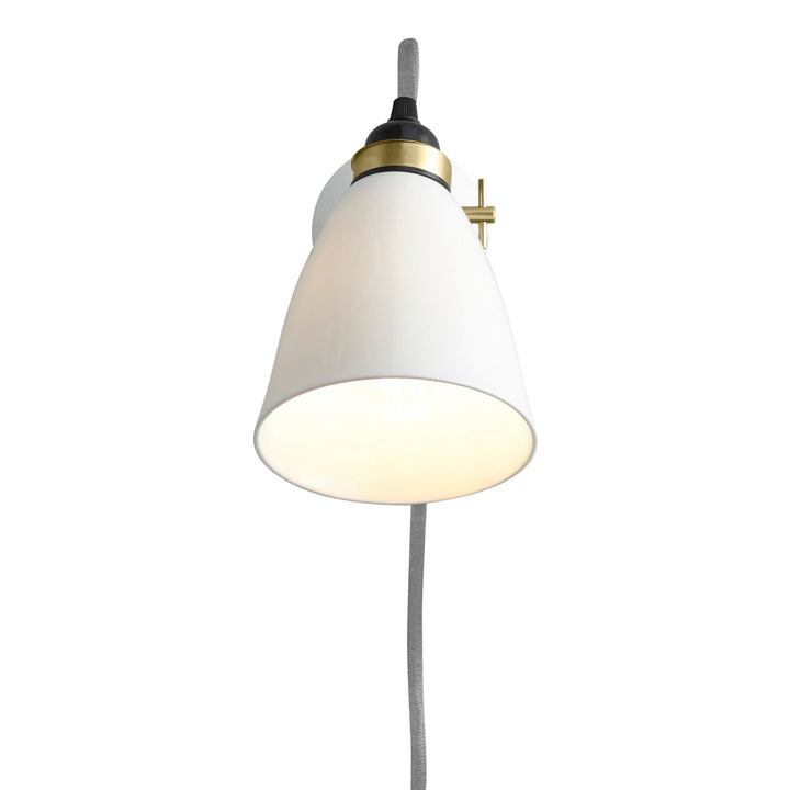 Hector 30 Wall Light - Plug/Switch/Cord - Original BTC - Wall Sconces - Grey - HORNE