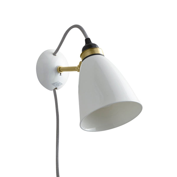 Hector 30 Wall Light - Plug/Switch/Cord - Original BTC - Wall Sconces - Black - HORNE