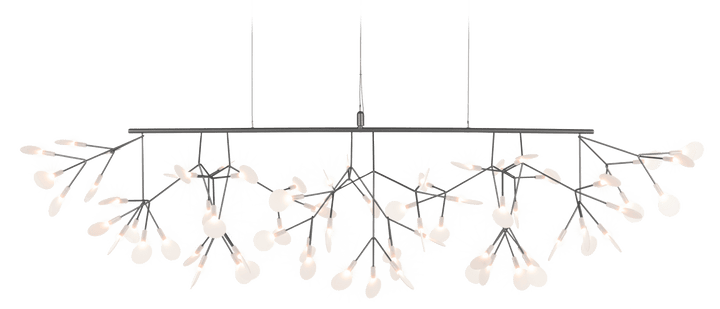 Heracleum III Linear Pendant - Moooi - Ceiling Lights - Nickel - HORNE