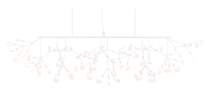 Heracleum III Linear Pendant - Moooi - Ceiling Lights - White - HORNE