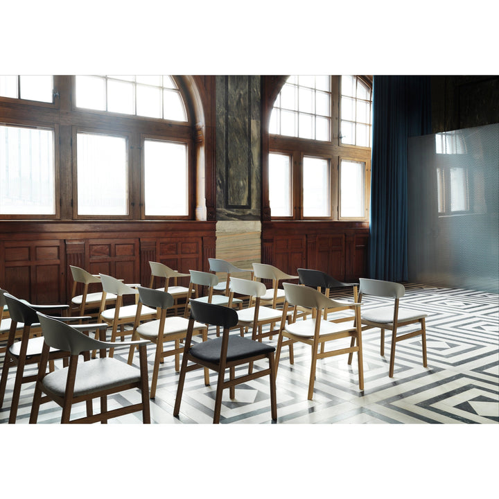 Herit Chair - Smoked Oak - Normann Copenhagen - Chairs - Grey - HORNE