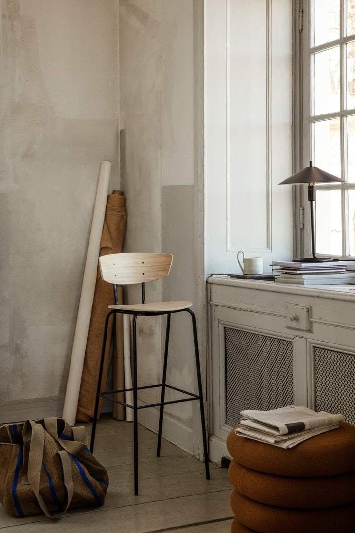 Herman Bar Chair High - Ferm Living - Chairs - White Oiled Oak - HORNE