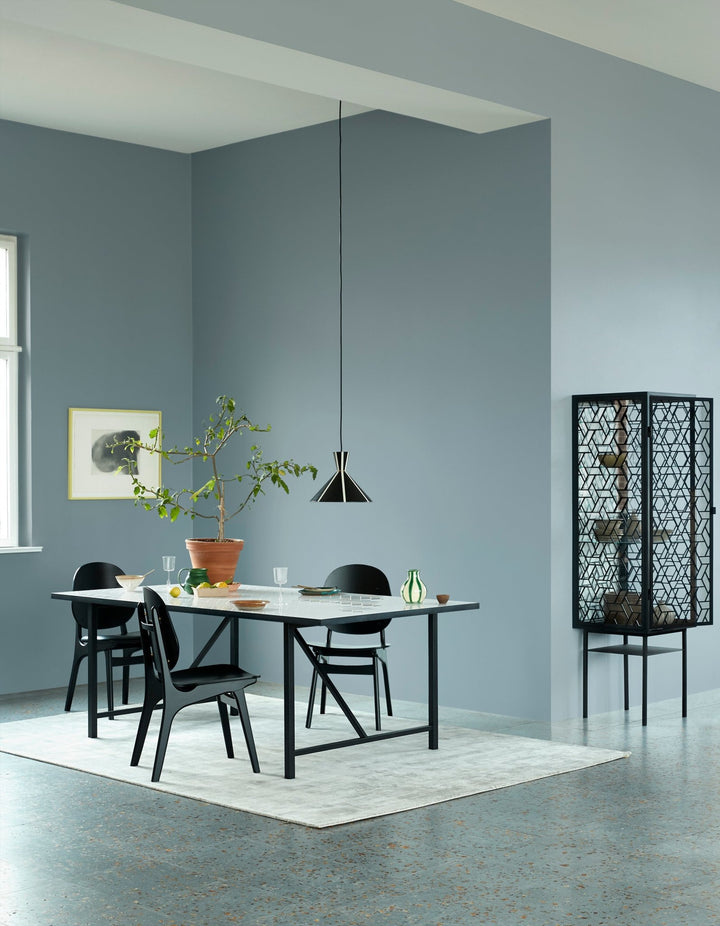 Herringbone Dining Table - Warm Nordic - Tables - Pure White - HORNE
