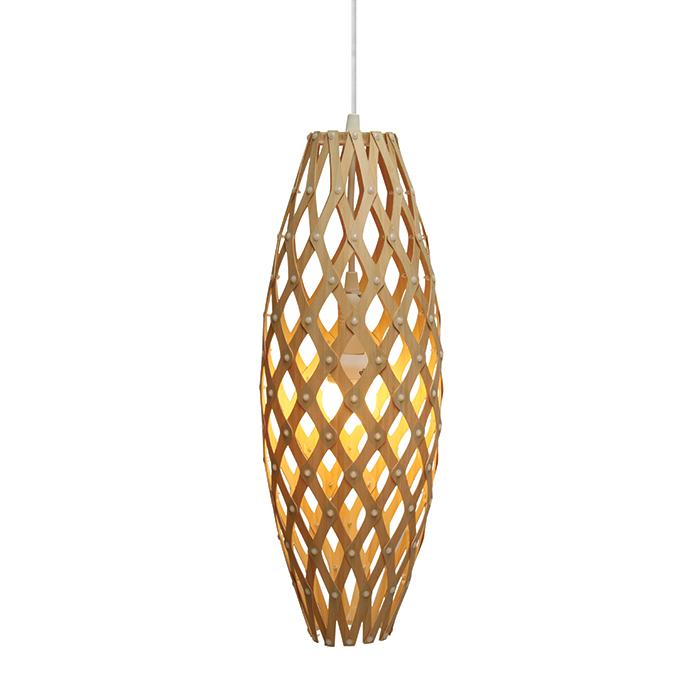 Hinaki Pendant - David Trubridge - Pendants - Hinaki 900 - Bamboo - HORNE