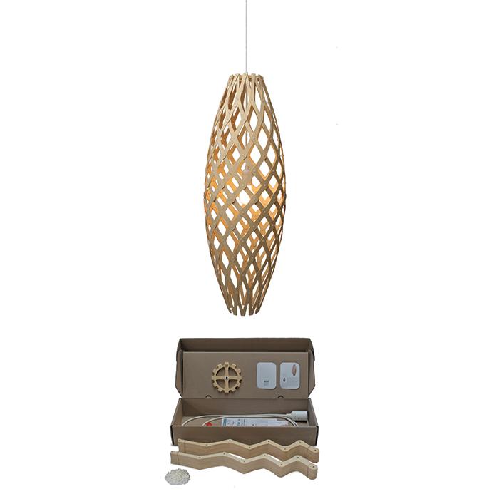 Hinaki Pendant - David Trubridge - Pendants - Hinaki 1400 - Bamboo - HORNE