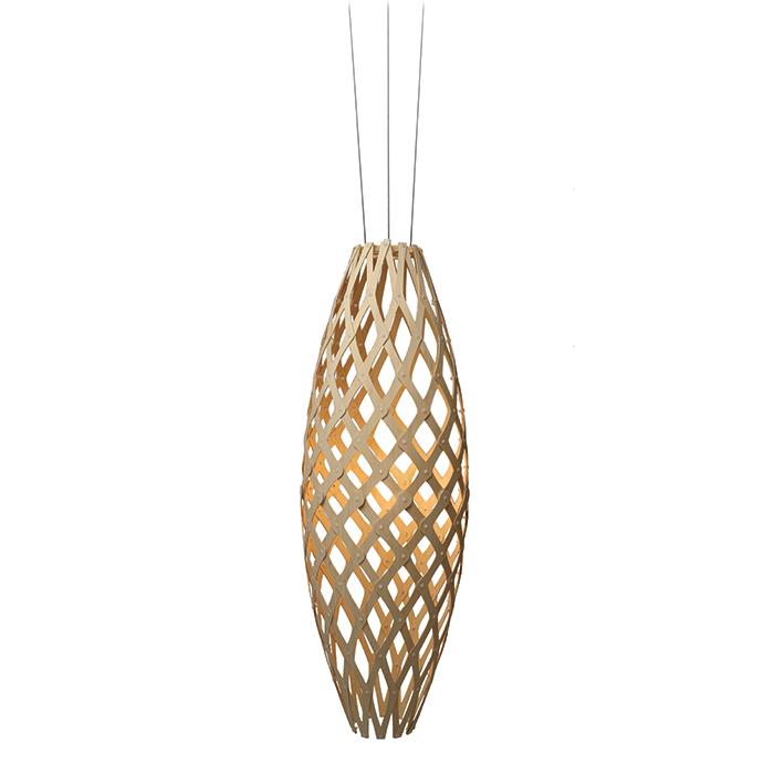 Hinaki Pendant - David Trubridge - Pendants - Hinaki 500 - Bamboo - HORNE