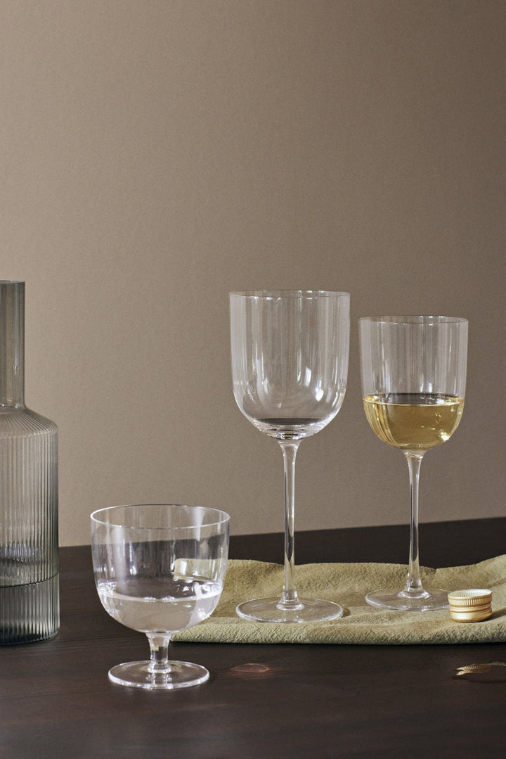 Host Red Wine Glasses - Set of 2 - Ferm Living - Glassware - Moss Green - HORNE