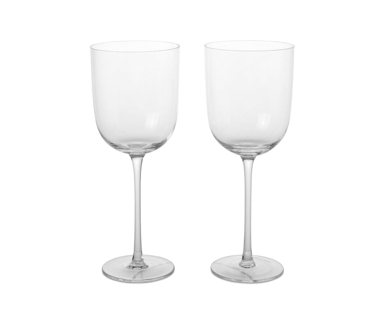 Host Red Wine Glasses - Set of 2 - Ferm Living - Glassware - Blush - HORNE