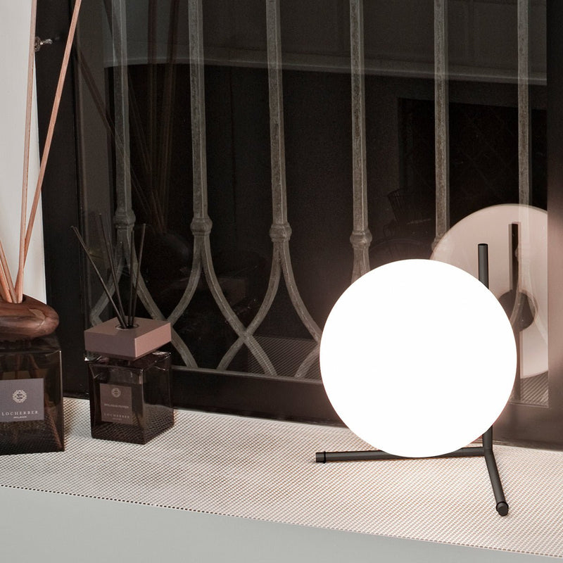 IC Dimmable Table Lamp - Flos - Table + Task - T1 High - Brass - HORNE