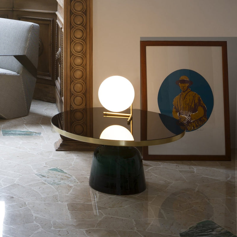 IC Dimmable Table Lamp - Flos - Table + Task - T1 High - Brass - HORNE