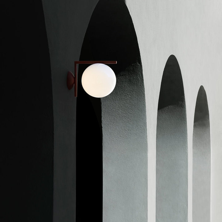 IC Outdoor 1 - Ceiling / Wall Sconce - Flos - Wall Sconces - Burgundy - HORNE