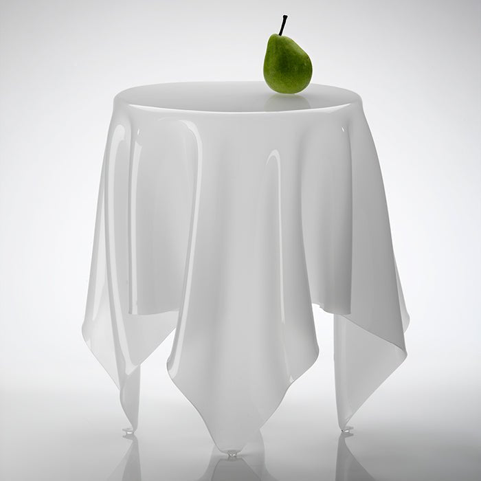 Illusion Side Table - Ice White - Essey - Tables + Desks - HORNE