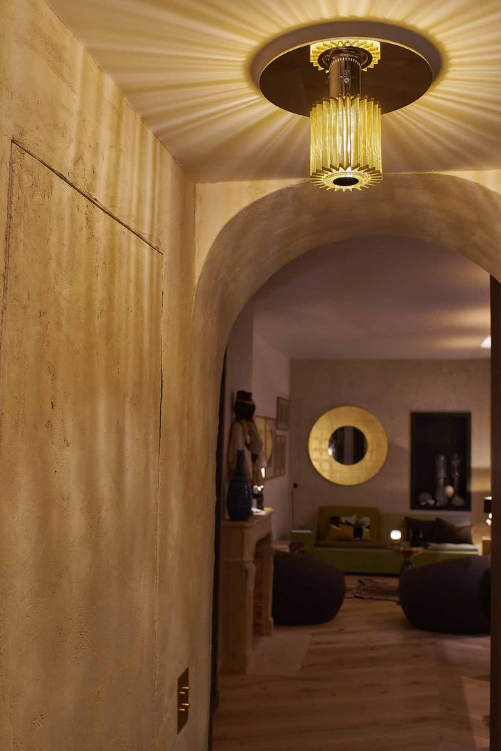 In The Sun Wall Lamp - DCW Editions - Wall Sconces - 15" - Gold - Gold - HORNE
