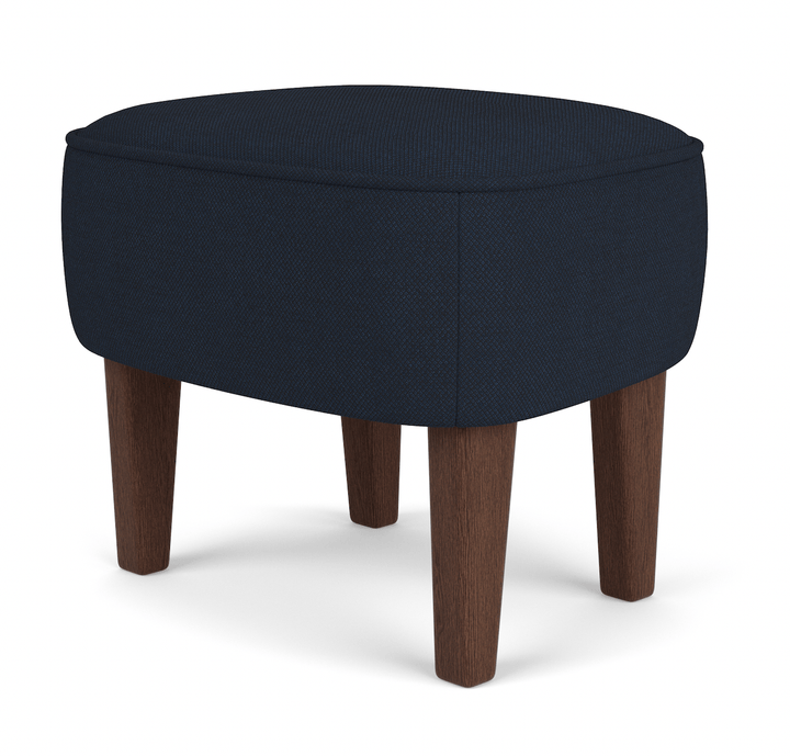 Ingeborg Footstool - Fiord - Audo Copenhagen - Stools + Benches + Ottomans - Fiord 0782 - Dark Stained Oak - HORNE