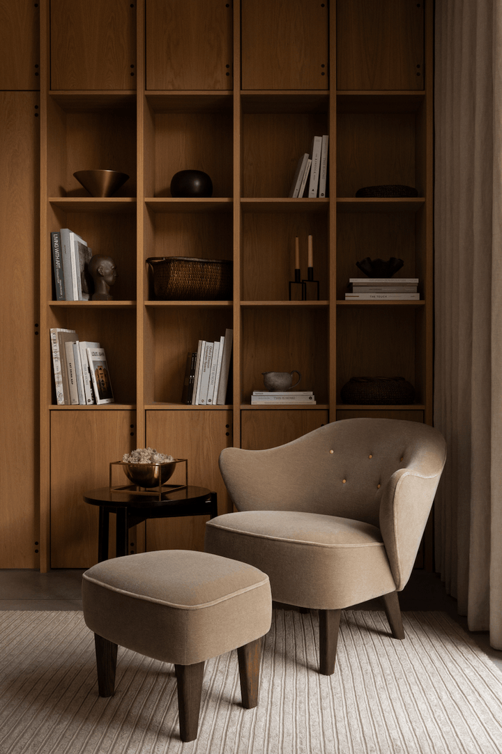 Ingeborg Lounge Chair - Fiord - Audo Copenhagen - Chairs - Fiord 0782 - Dark Stained Oak - HORNE