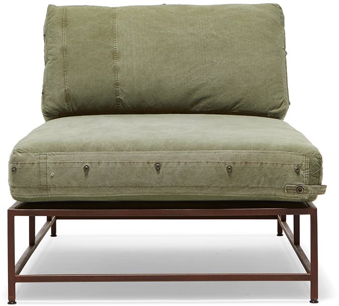 Inheritance Chair - Military Canvas Chaise Lounge