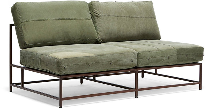 Inheritance Love Seat - Military Canvas