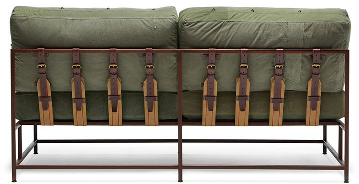 Inheritance Love Seat - Military Canvas