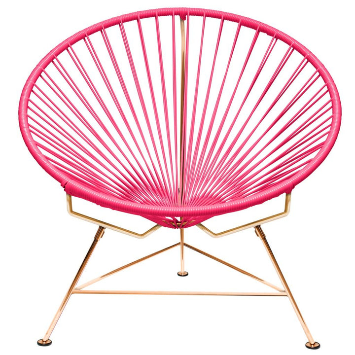 Innit Classic Chair - Copper Base - Set of 2 - Innit Designs - Chairs - Pink - HORNE