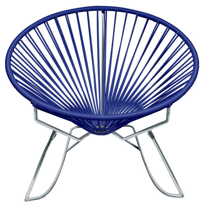 Innit Rocking Chair - Chrome Base - Set of 2 - Innit Designs - Chairs - Deep Blue - HORNE