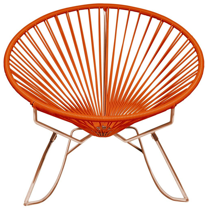 Innit Rocking Chair - Copper Base - Set of 2 - Innit Designs - Chairs - Orange - HORNE