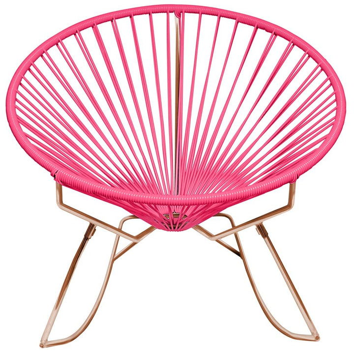 Innit Rocking Chair - Copper Base - Set of 2 - Innit Designs - Chairs - Pink - HORNE