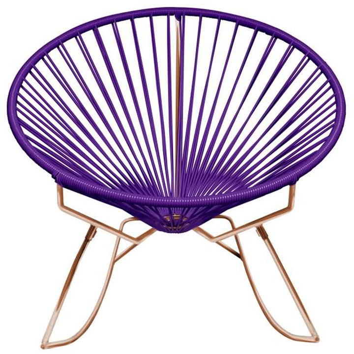 Innit Rocking Chair - Copper Base - Set of 2 - Innit Designs - Chairs - Purple - HORNE