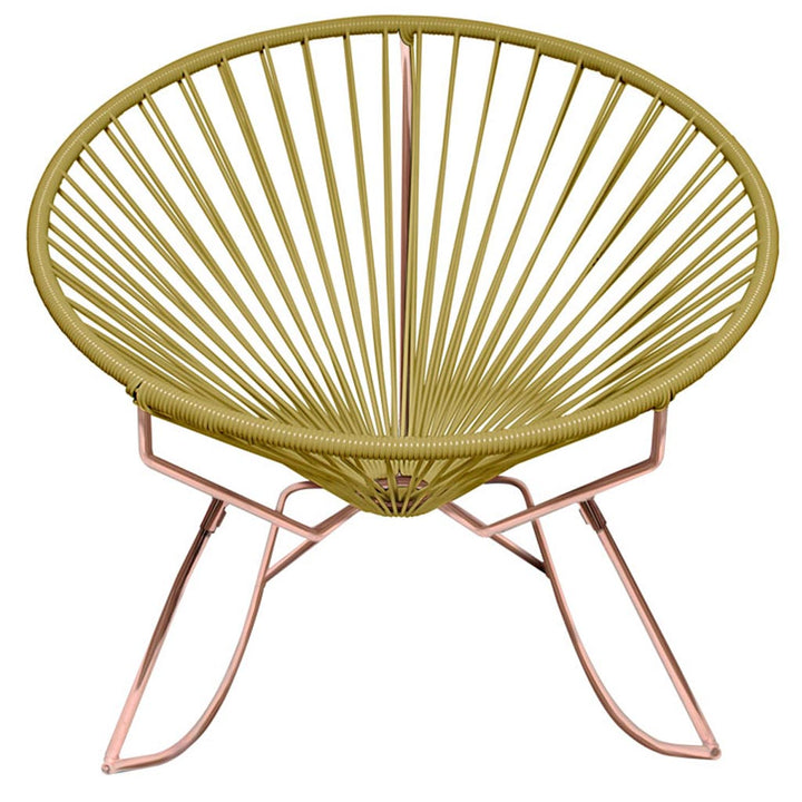 Innit Rocking Chair - Copper Base - Set of 2 - Innit Designs - Chairs - Gold - HORNE