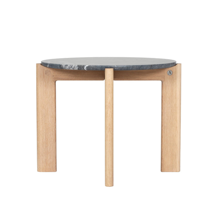 Iris Coffee Table - Asplund - Coffee Tables - Small - American Walnut - Brown Red Metal - HORNE