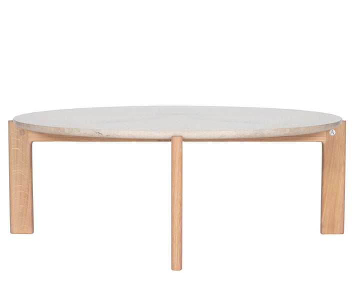 Iris Coffee Table - Asplund - Coffee Tables - Small - American Walnut - Brown Red Metal - HORNE