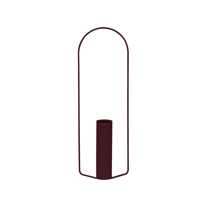 Itac Cylindrical Vase - Fermob - Vases - Black Cherry - HORNE