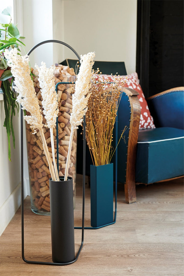 Itac Cylindrical Vase - Fermob - Vases - Honey Textured - HORNE
