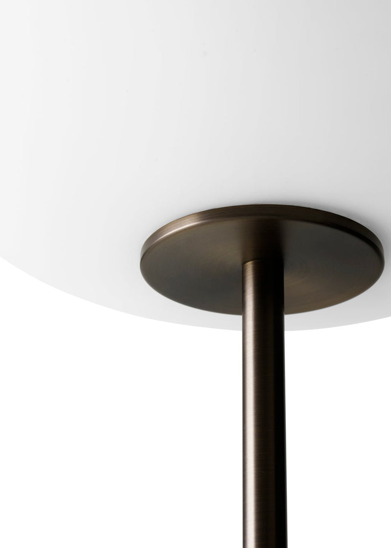 JWDA Floor Lamp - Audo Copenhagen - Pendants - Travertine / Brushed Brass - HORNE